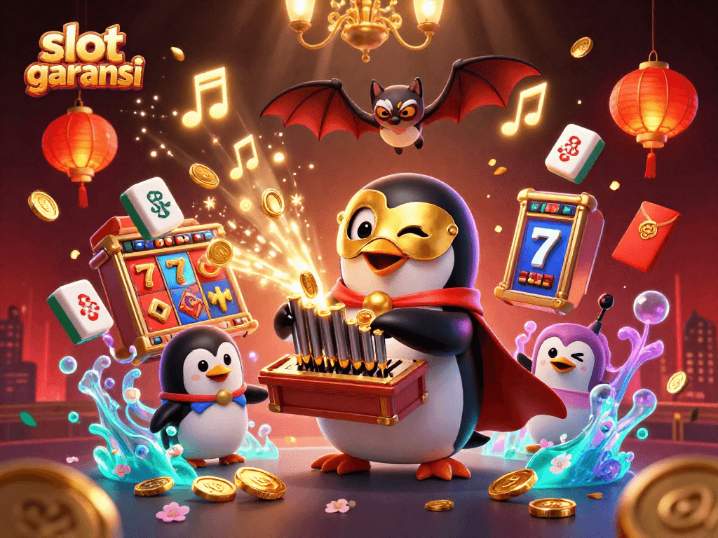 Discover winning strategies for slot garansi with vibrant casino visuals in an engaging scene.