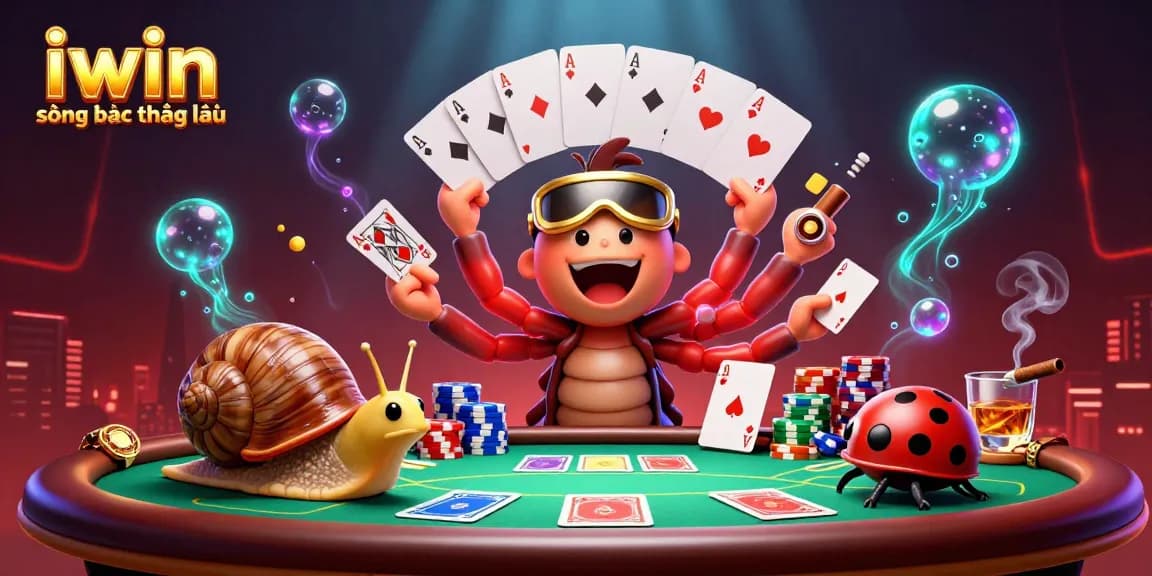 Experience the excitement of iwin sòng bạc thượng lưu with dynamic casino action featuring vibrant characters.