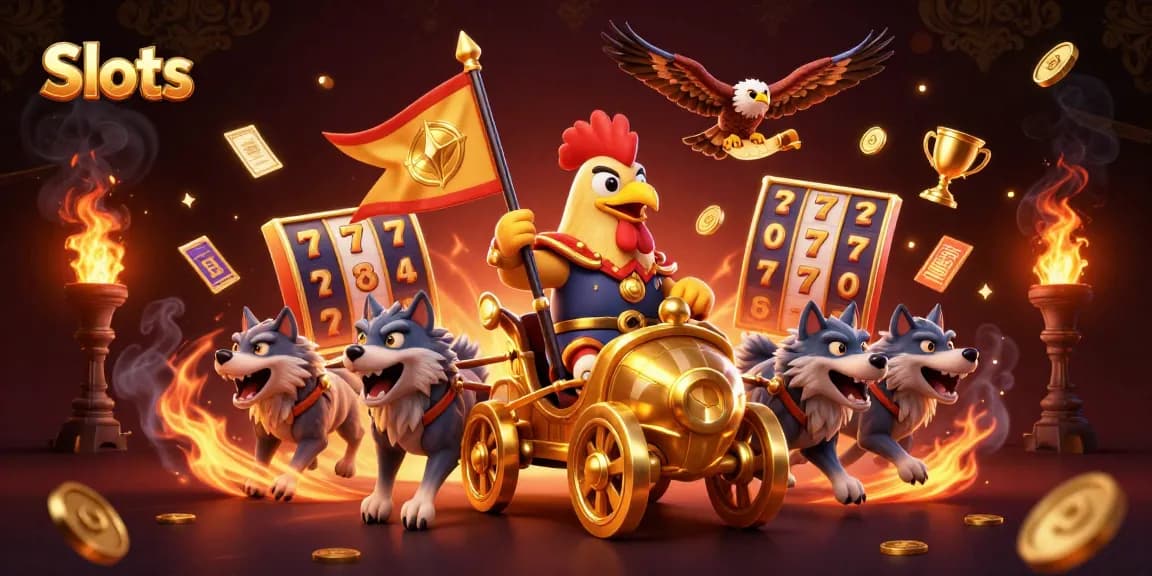 Engage with thrilling Slots adventures, featuring dynamic 3D elements and captivating characters in a casino scene.