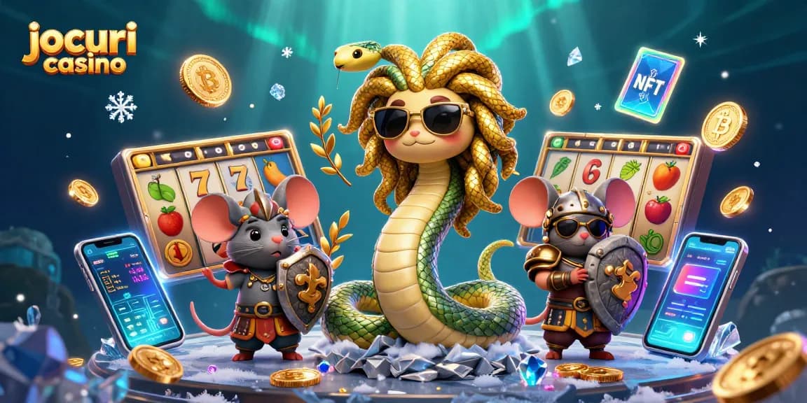 Experimentează jocuri casino captivante cu Medusa și un războinic, împreună și plini de energie!