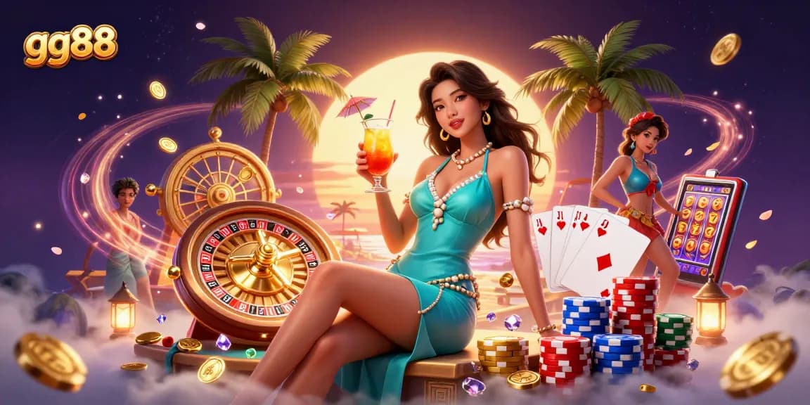 Spin to win at gg88 with vibrant casino atmosphere featuring stunning 3D elements and engaging gameplay.