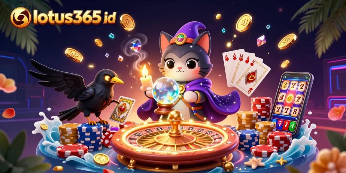 Experience thrilling jackpots with lotus365 id amidst cascading gems and vibrant gaming elements.
