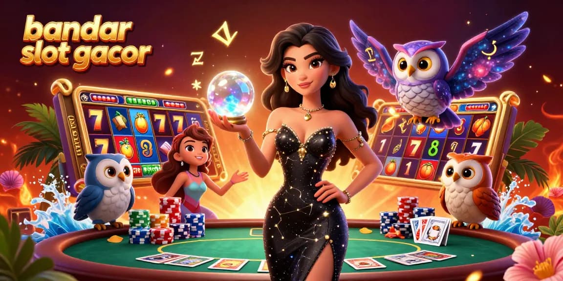 Experience bandar slot gacor with vibrant slot reels and a magical atmosphere.