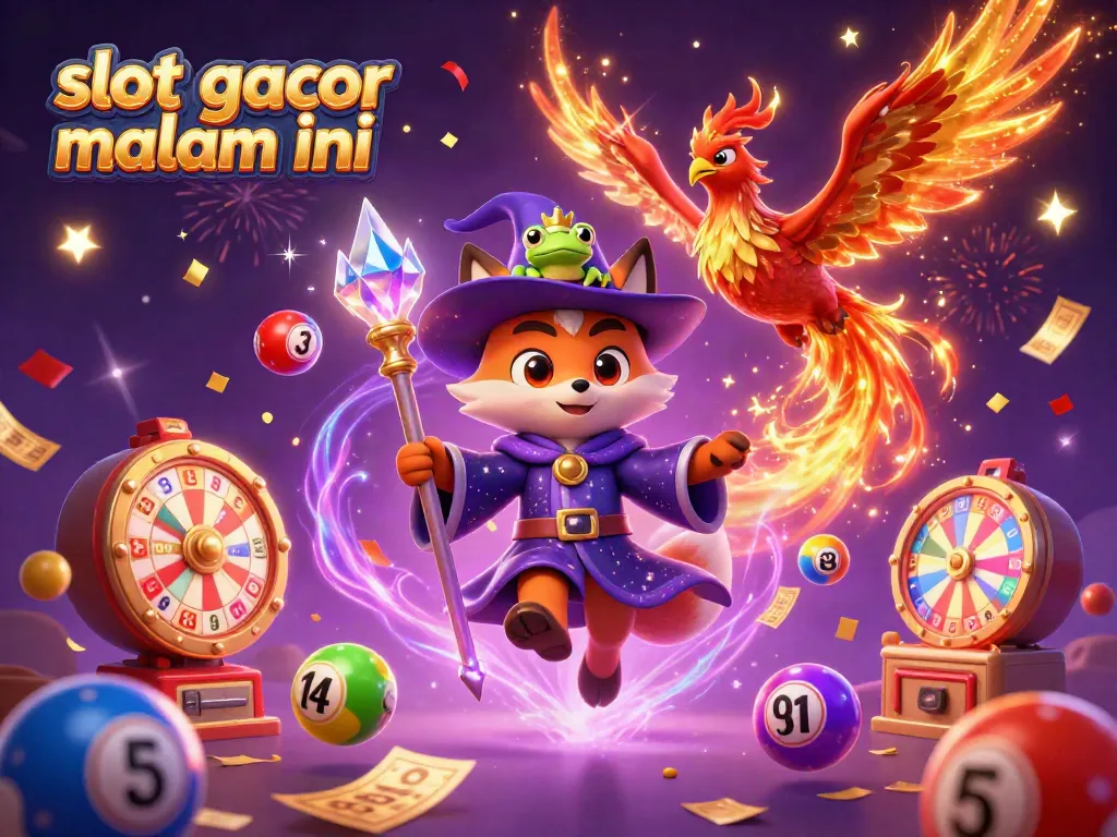 Slot gacor malam ini, pemain dapat menikmati permainan slot dengan tema magis dan efek menakjubkan.