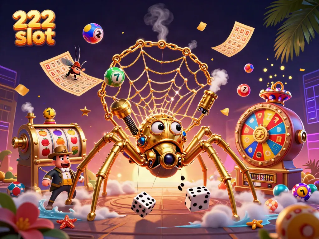 Menangkan permainan slot dengan 222 slot, ruang kasino virtual yang penuh warna dan keberuntungan.