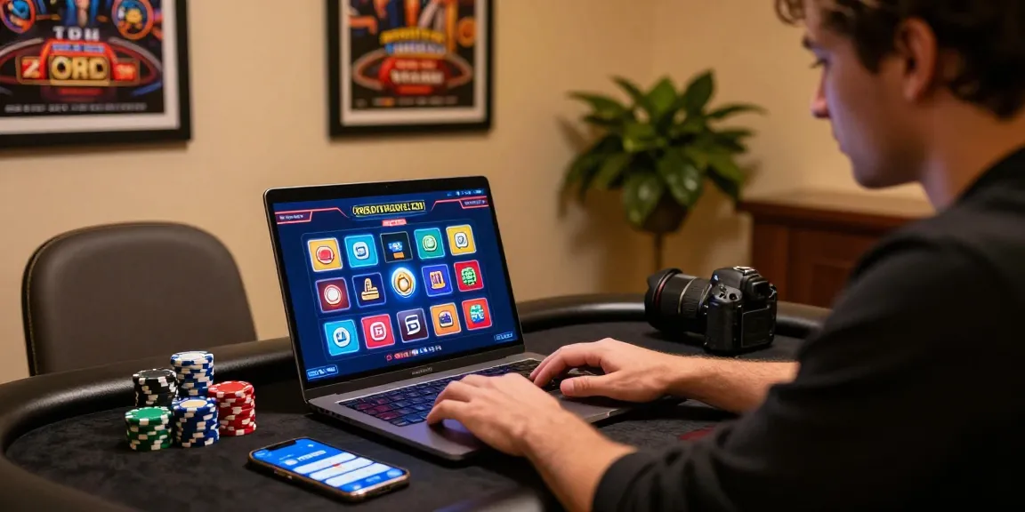 Credit Card Casinos UK - Engaging player at a gaming desk exploring options on https://dentalgroups.co.uk with vibrant graphics.