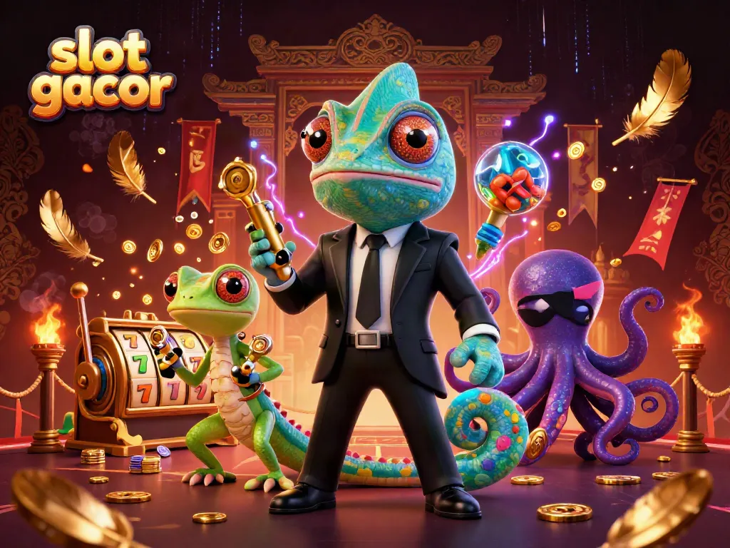 Slot gacor: Menangkan jackpot dengan chameleon, gecko, dan gurita di dunia kasino.
