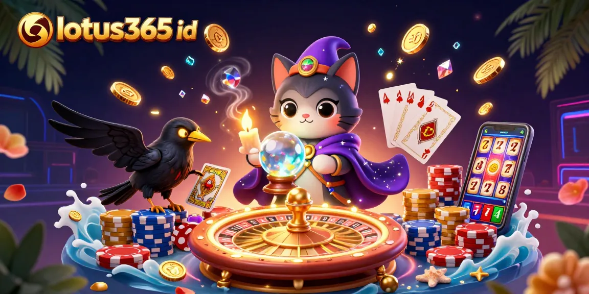 Experience thrilling jackpots with lotus365 id amidst cascading gems and vibrant gaming elements.