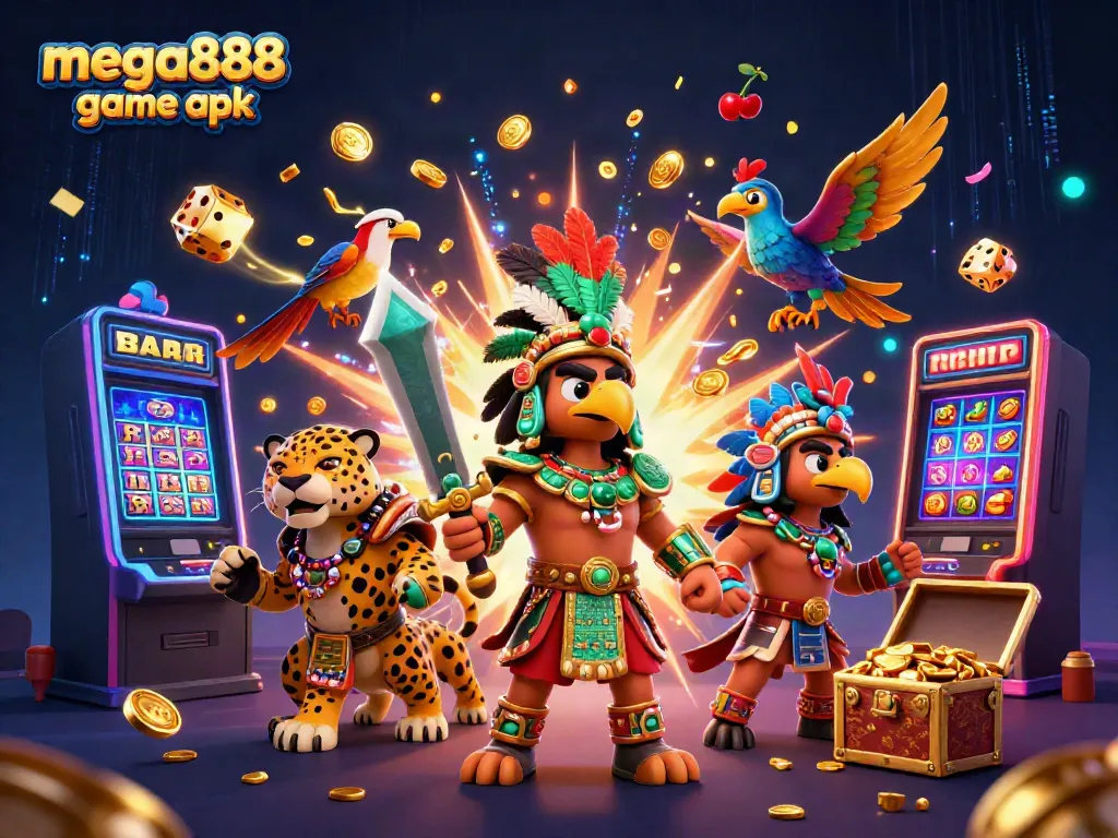 Engage with the exciting mega888 game apk featuring colorful slot machines and dynamic casino elements.