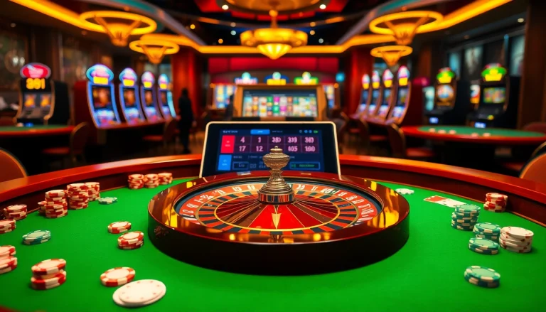 Experience the thrill of winning at 88i nhà cái with vibrant casino tables and exciting games.