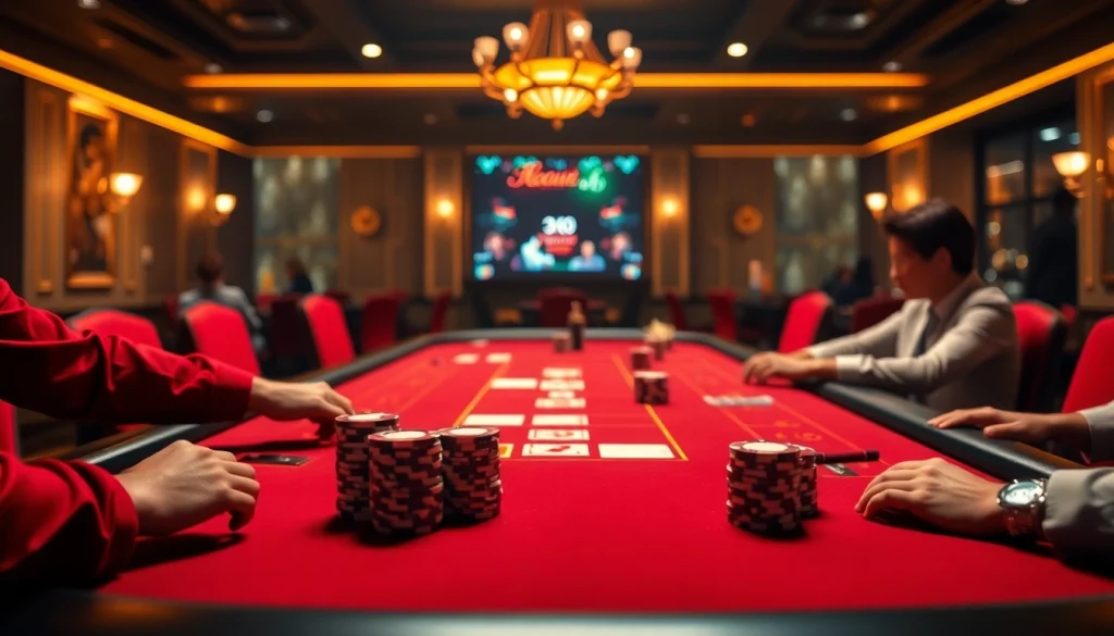 에볼루션 바카라에서 진지하게 플레이하는 다양한 카지노 테이블.