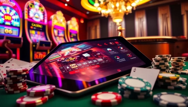 Experience bk8thai ทางเข้า with a vibrant online casino interface featuring exciting games and engaging visuals.