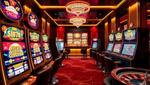 Experience the thrill of situs slot gacor with vibrant machines and casino energy.